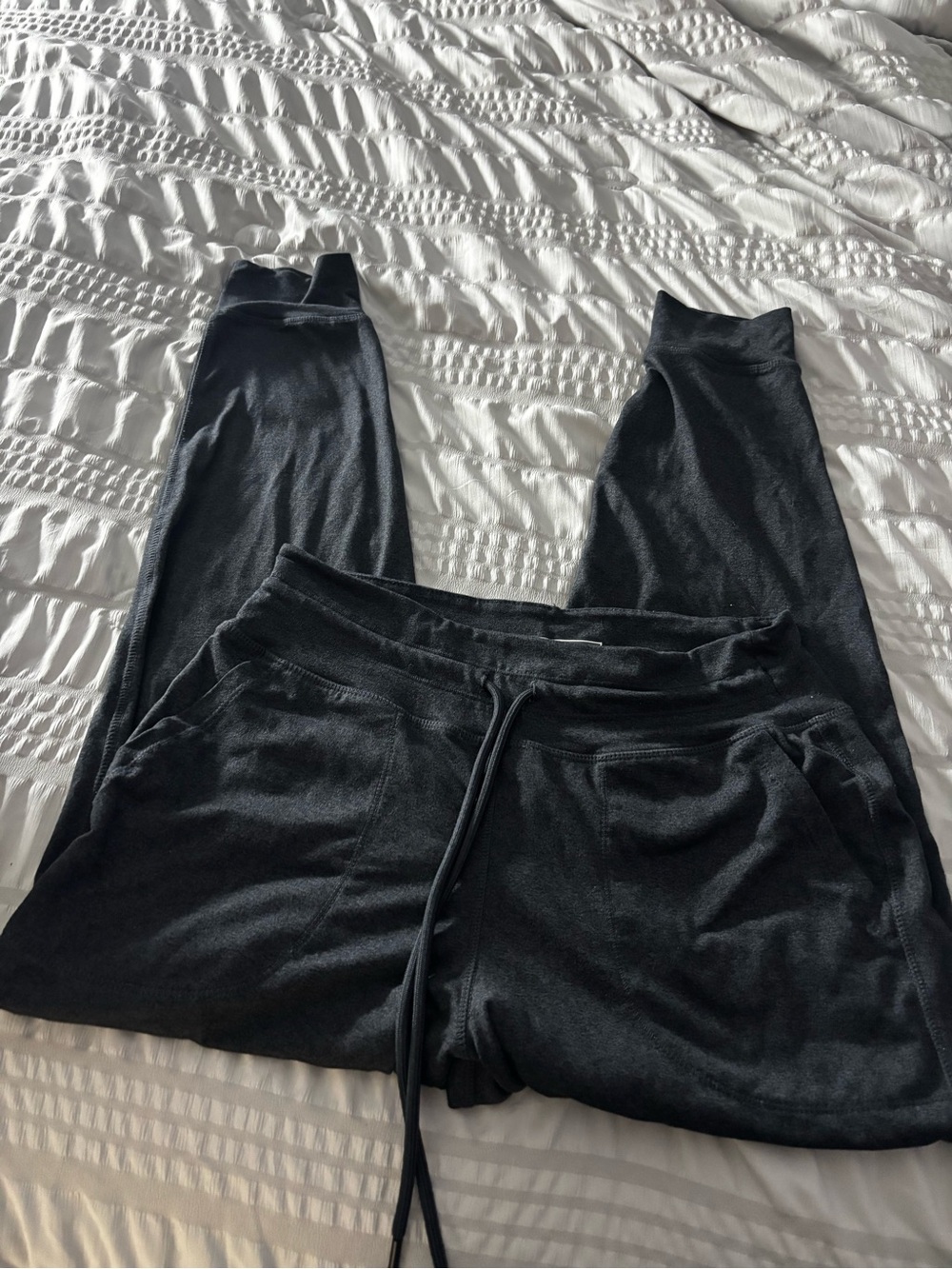 Women's Charcoal Grey Drawstring Jogger Pants